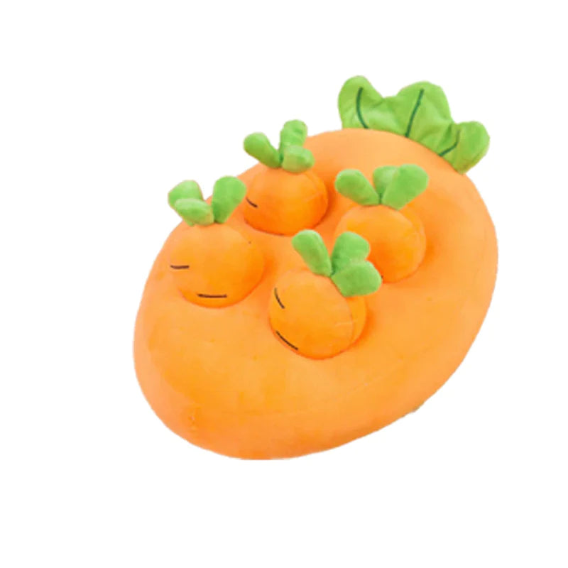 Dog Cat Toy Carrot Plush