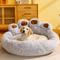 Fluffy Plush Dog Bed – Cozy Cushion for Large Dogs, Cats & Puppies – Soft Sofa Mat & Kennel Bedding for Pets