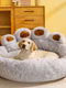 Fluffy Plush Dog Bed – Cozy Cushion for Large Dogs, Cats & Puppies – Soft Sofa Mat & Kennel Bedding for Pets