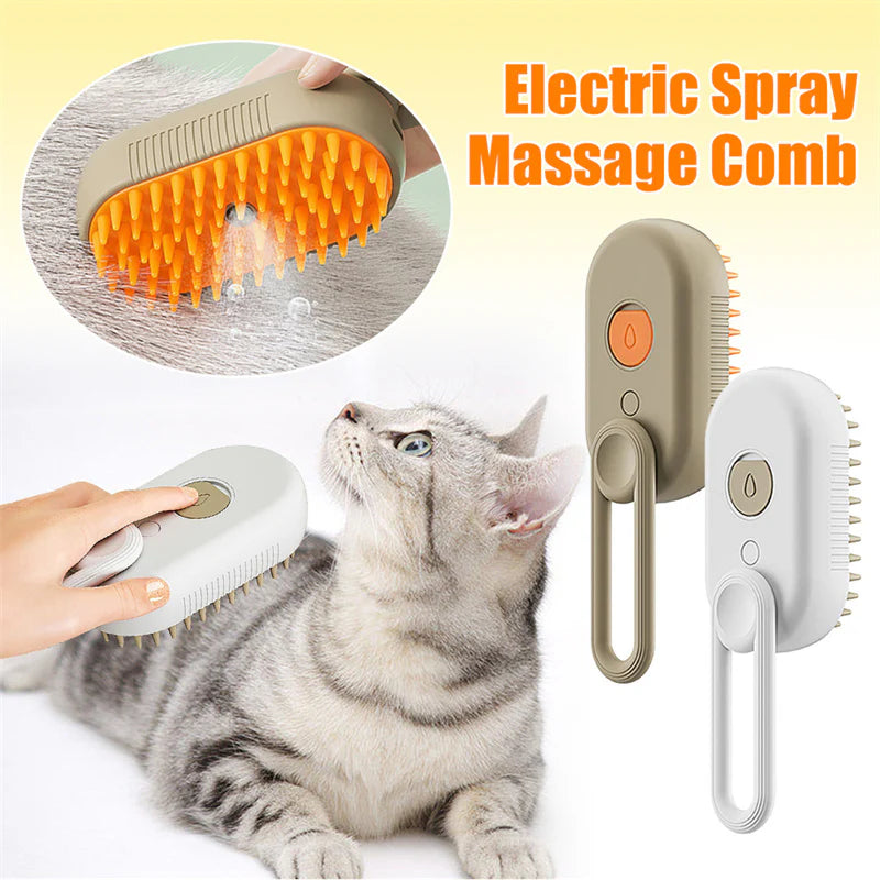  3 in 1 Electric Spray Cat Hair Brushes