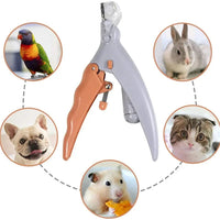 Professional LED Pet Nail Clippers – Cat, Dog, and Small Pet Nail Scissors with Precision Cutting Light