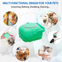 Cat Massage Comb Grooming Scrubber for Bathing